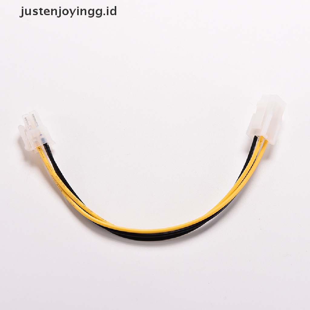// justenjoyingg.id // 8 Inch 20cm ATX 4 Pin Male to Female Power Supply Cable Cord Connector Adapter ~