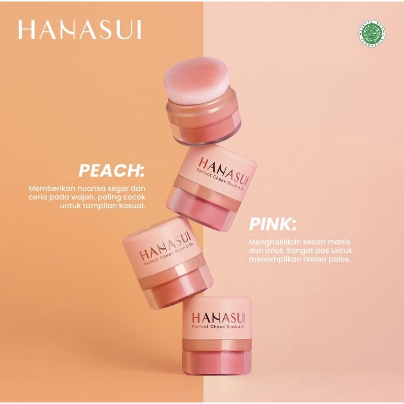 HANASUI PERFECT CHEEK BLUSH &amp; GO / HANASUI BLUSH ON / BLUSHON