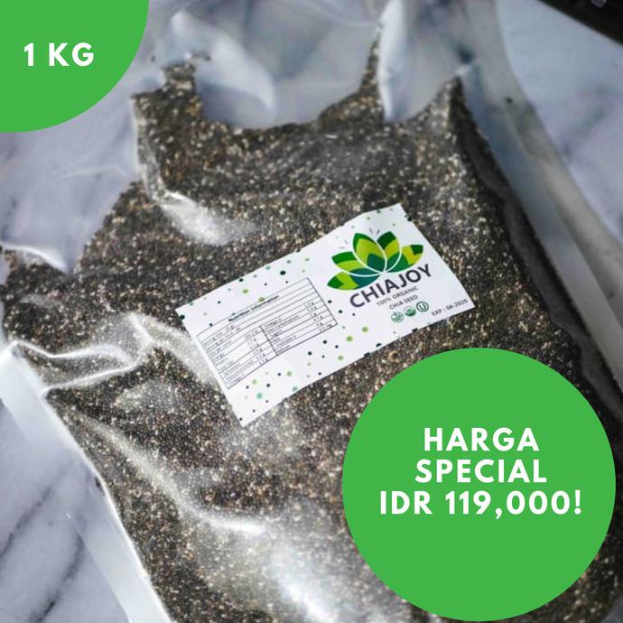 

[[BISA COD]] Chia Seed Chiajoy 1KG Terbaik Untuk Diet