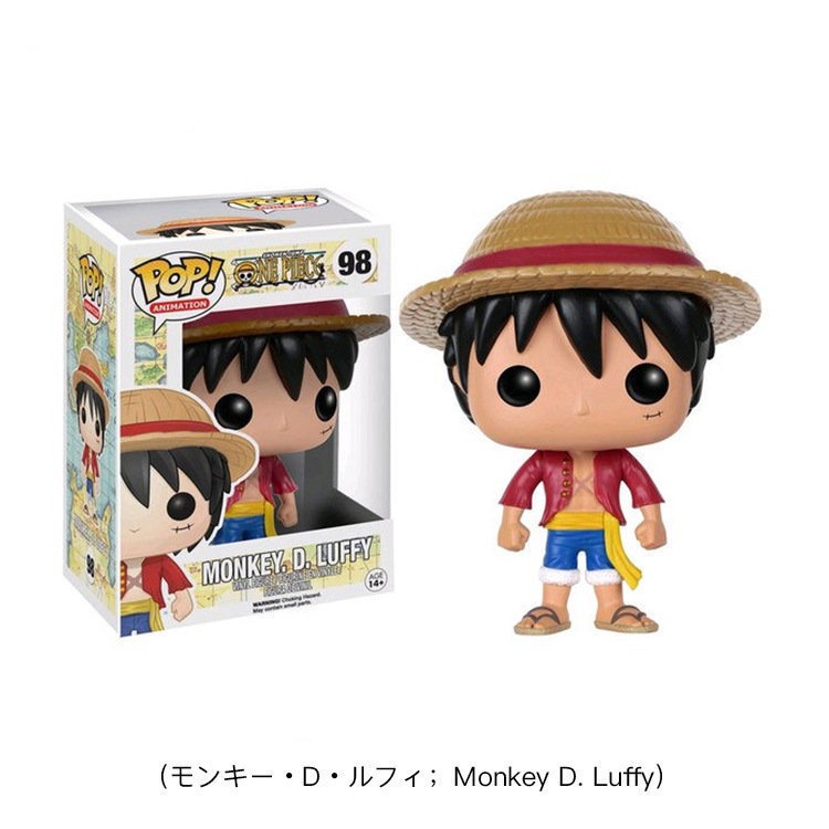 Funko pop Mainan Action figure Karakter anime ONE PIECE Zoro Luffy Law chopper