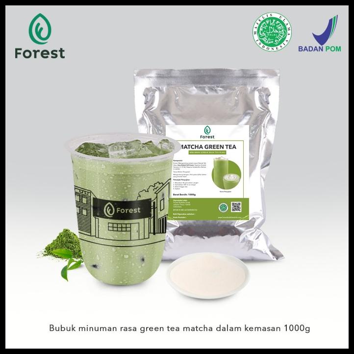 

Bubuk Minuman Matcha Green Tea Powder - Forest Bubble Drink