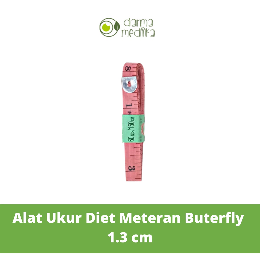 Meteran Butterfly 1,3cm MURAH