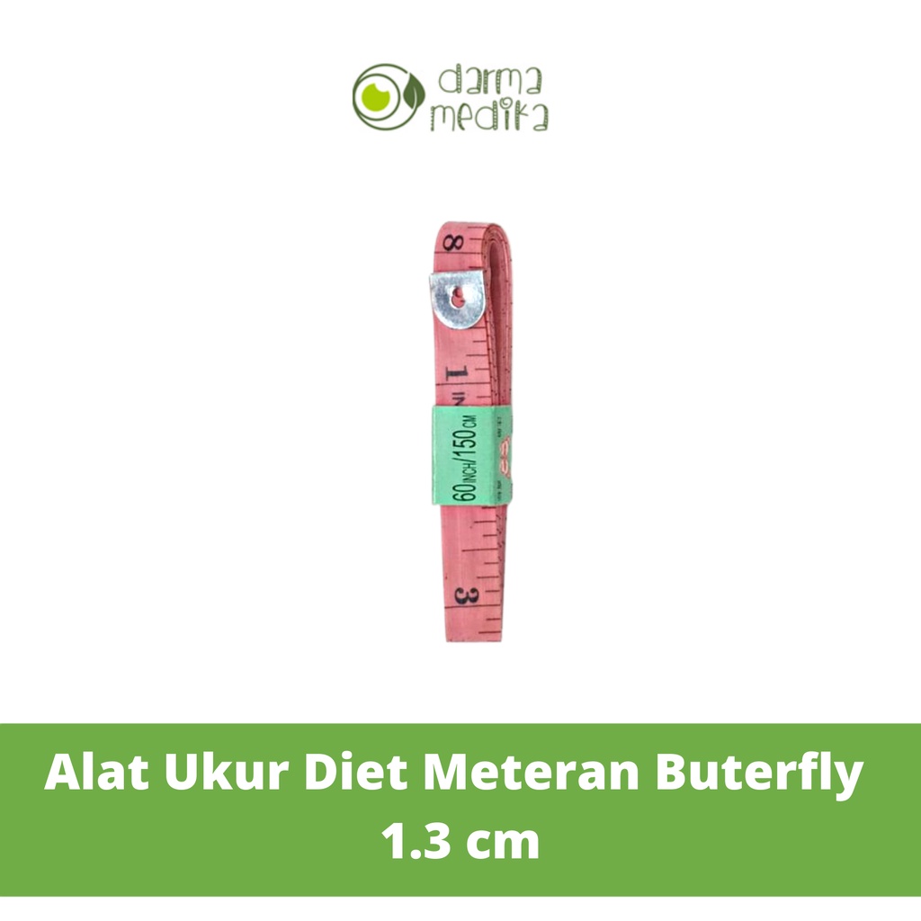 Meteran Butterfly 1,3cm MURAH