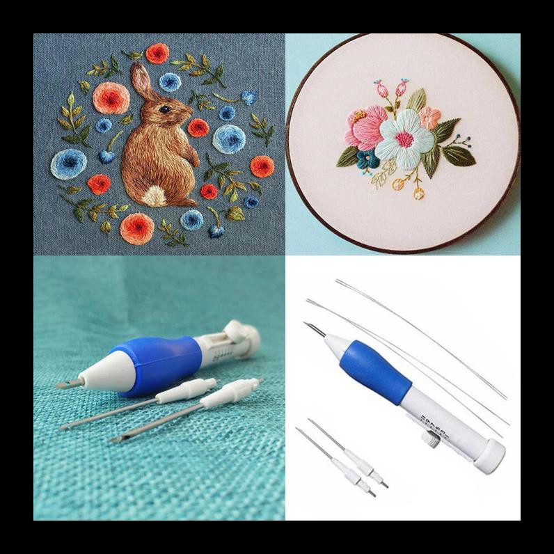 

STOK BARU MAGIC EMBROIDERY PEN PENA JAHIT SULAM DIY PERALATAN MELUKIS MURAH