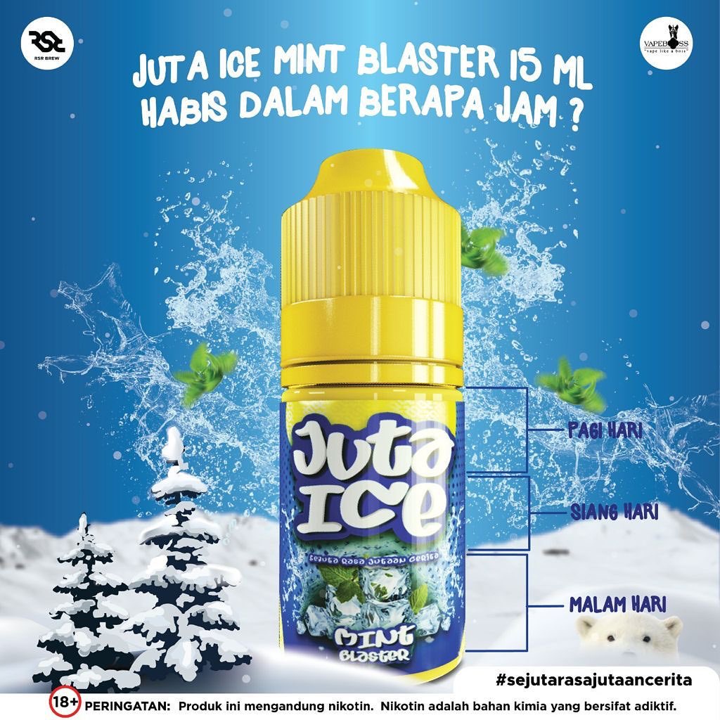 LIQUID JUTA ICE MINT BLASTER SALT 30ML 35MG