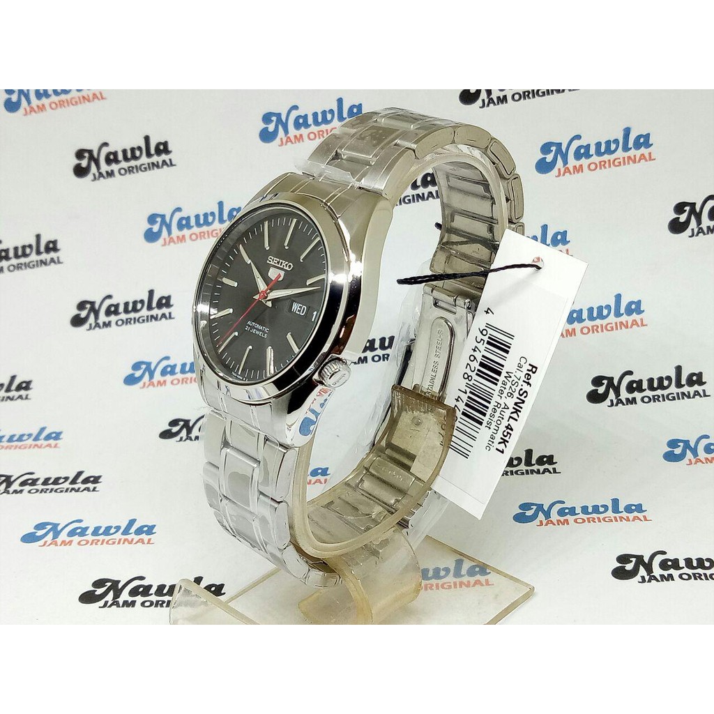 Seiko 5 SNKL45K1 Automatic Black Dial - Jam Tangan Pria SNKL45