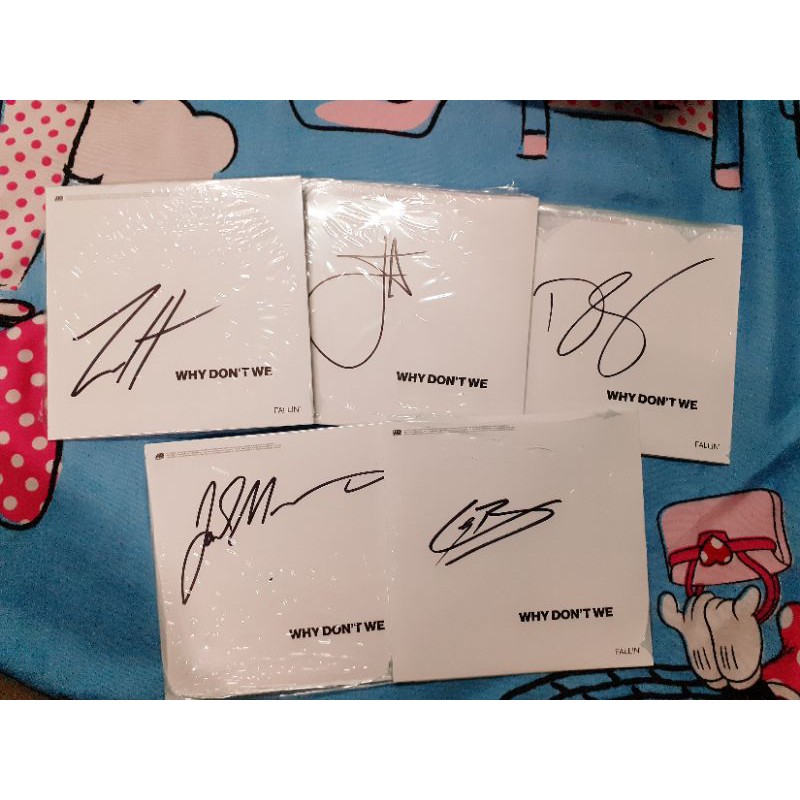 Why Don't We FALLIN' SIGNED CD (Ready Zach)