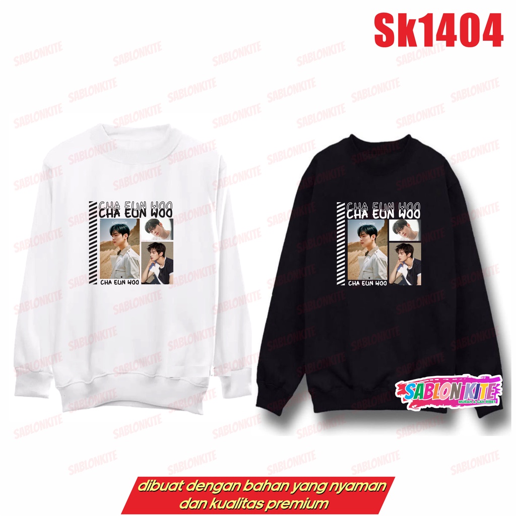 MURAH!!! SWEATER HOODIE CHA EUN WOO SK1404 UNISEX