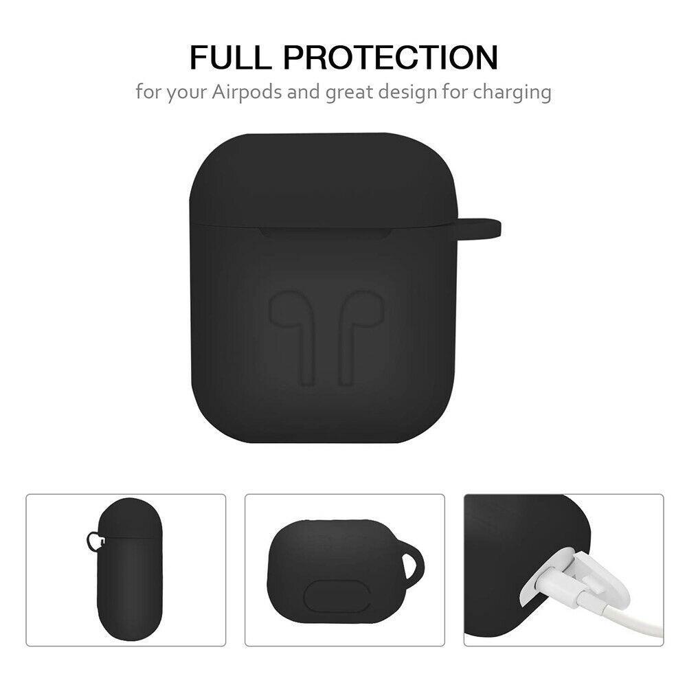 POPULAR Populer 6pcs /set Silikon Case Pelindung Lengan Kantong Tip Telinga Earphone holder Untuk Apple AirPods