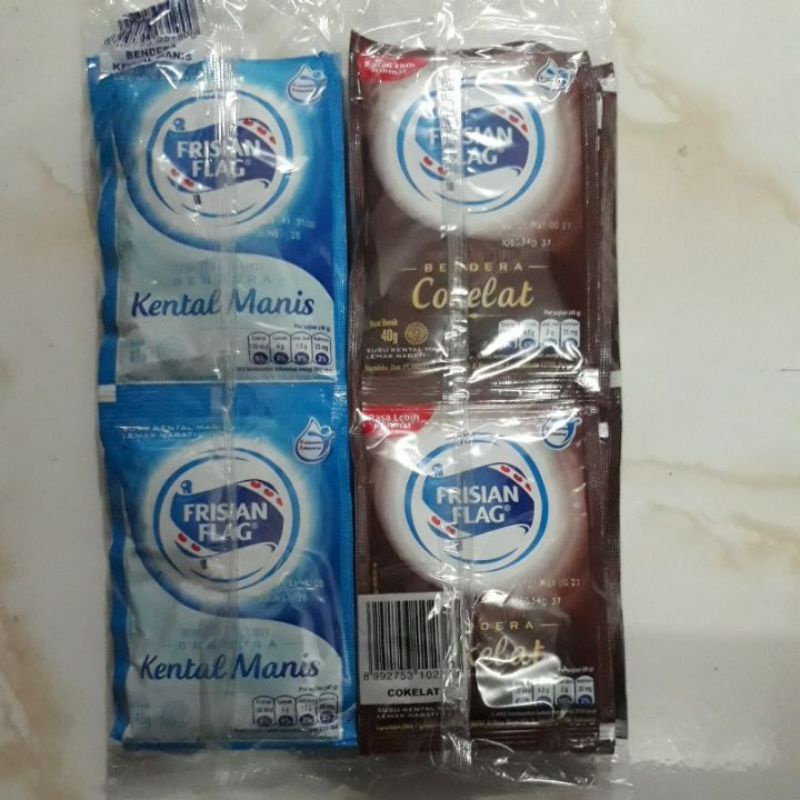 

Susu Frisian Flag renteng isi 6, susu frisian flag sachet