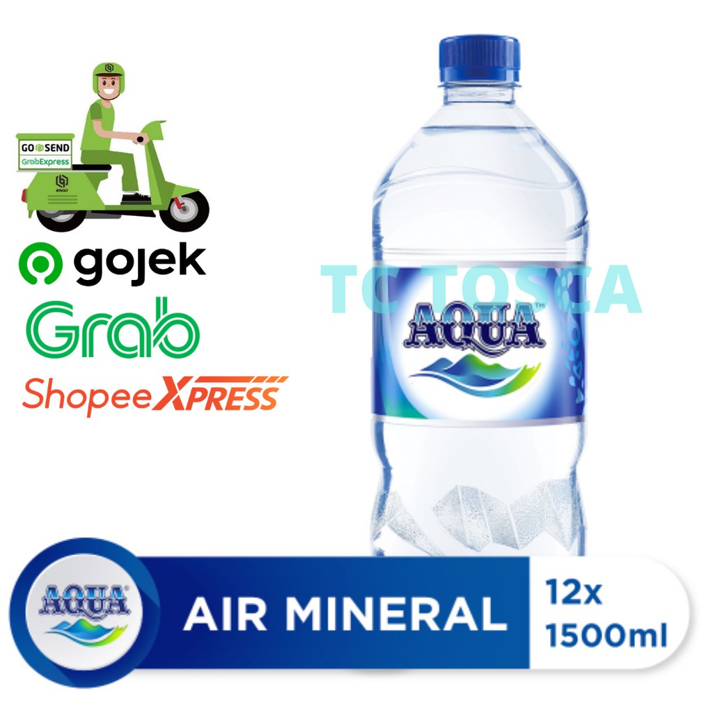 

Air Mineral AQUA 1500ML 1 DUS ISI 12 BOTOL