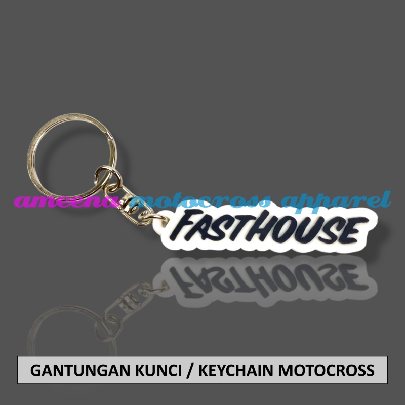 Gantungan Kunci Motocross - Keychain Trail MX - Gantungan Kunci Trabas - Keychain Enduro - Souvenir Trail - Keychain Souvenir - FH002