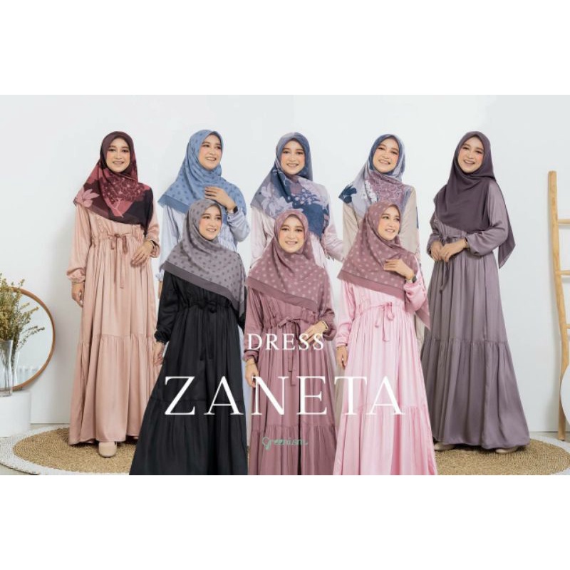 ZANETA dress   (dress saja) by greenism