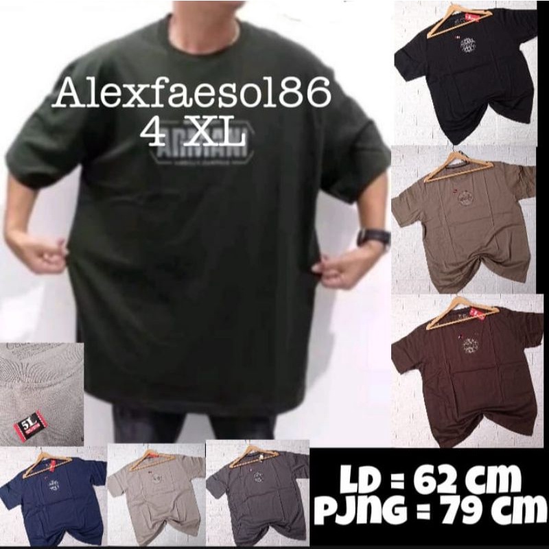 KAOS OBLONG SUPER JUMBO 4XL/5XL/KAOS BIG SIZE