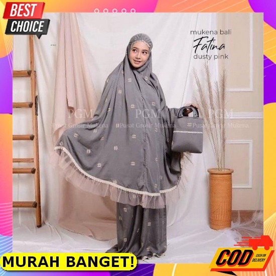 Mukena Terbaru Mewah Dewasa Bahan Adem Mukenah Kekinian Murah Wanita 2021 2022 Remaja Rukuh Mukena B