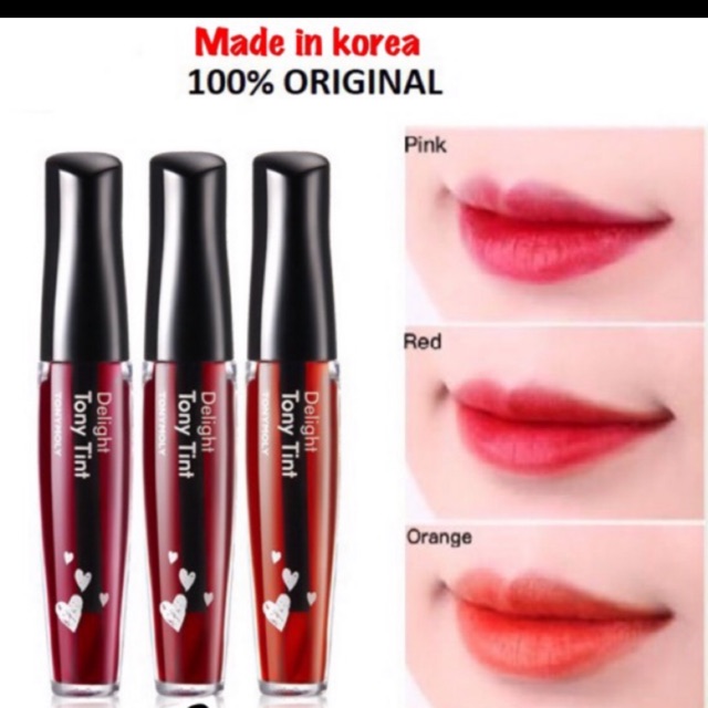 Liptint tonymoly red