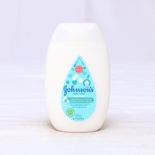 Johnson's Baby Lotion Milk + Rice Botol 100ml