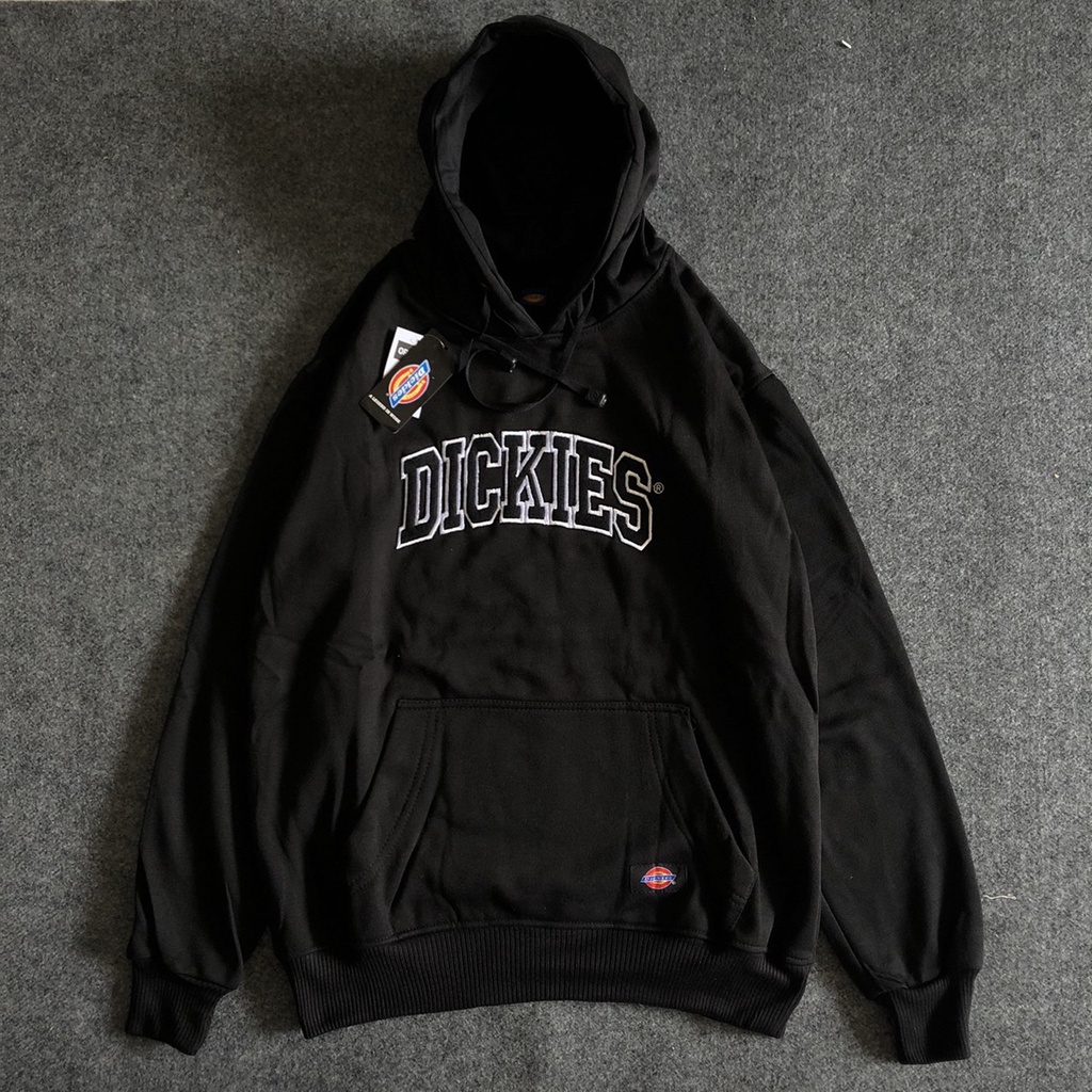 SWEATER HOODIE DICKIES BLACK FULLTAG&amp;FULLBORDIR PREMIUM