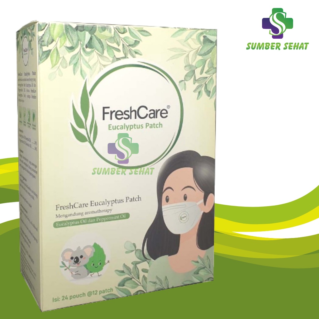 FRESHCARE EUCALYPTUS PATCH BOX 24 SACHET