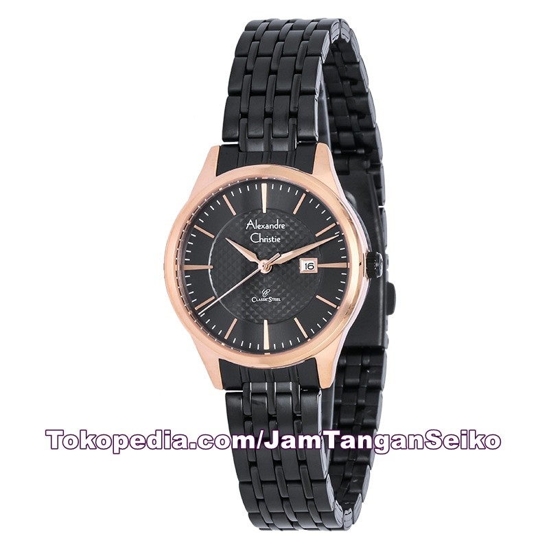 Jam Tangan Wanita Alexandre Christie AC 8453 LD BBRBA Stainless Steel