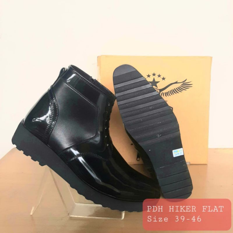 Sepatu pdh pria sol tebal HIKER