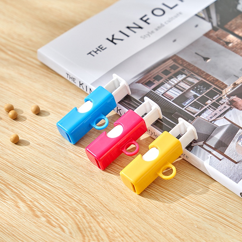 3 Pcs/set Creative Food Sealing Clip / Elastic Button Type Snack Bread Bag Sealing Clips for Kitchen