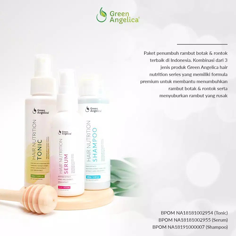 Green Angelica Paket Maksimal Penumbuh Rambut Botak Tipis dan Mengatasi Rambut Rontok Tanpa Ketergantungan BPOM-3