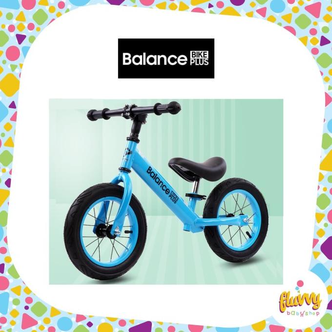 Balance Bike Plus - Push Bike | Sepeda Keseimbangan | Kick Bike - Biru Original