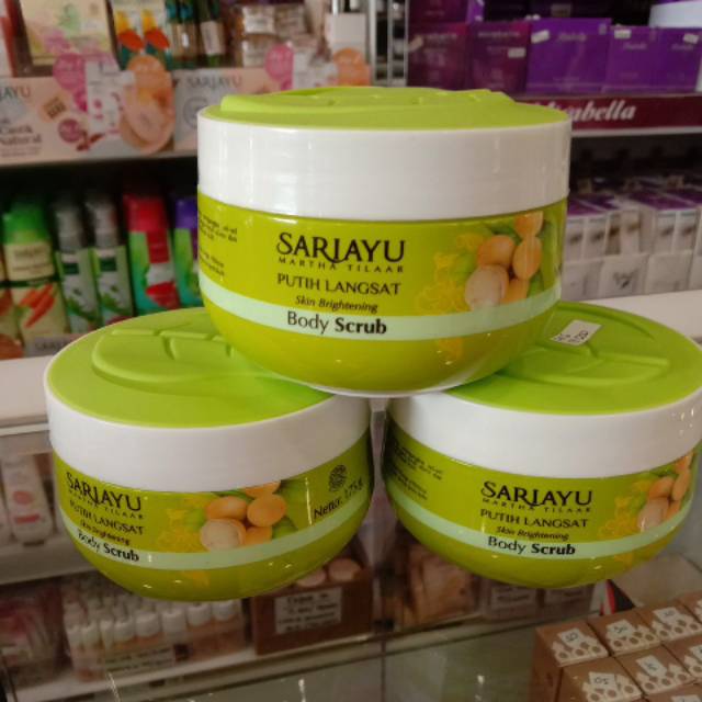 SARIAYU PUTIH LANSGAT BODY SCRUB