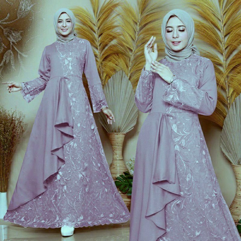 ! New Product ! GAMIS MUSLIM INDAHLLA / S-M L XL XXL XXXL / BRUKAT TILE/ PREMIUM/ KONDANGAN/ SERAGAM/ JUMBO / MURAH MERIAH