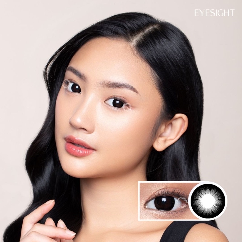EYESIGHT LENSES Softlens Princess by EOS - Baby Black  (2pcs/sepasang)