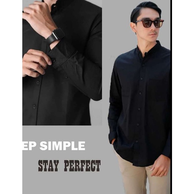 kemeja polos pria/kemeja formal