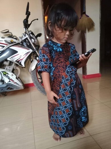 Batik Couple Keluarga Sania Ruffle Ori Ndoro Jowi Dnt Senobiru Shopee