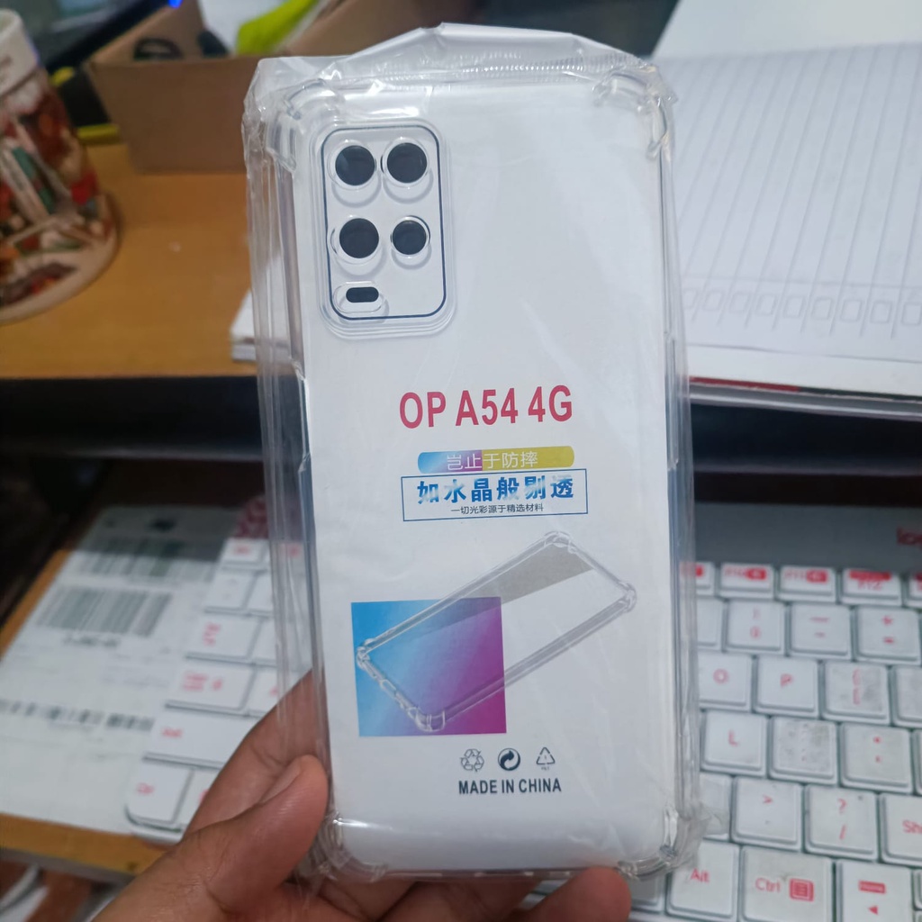 Promo Soft Case OPPO A54 4G Casing Transparans / Case Airbag / softcase Anti Crack Proteck Camera