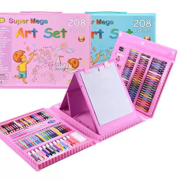

tj⁂Terkini Crayon set / Crayon Mewarnai 208pcs & 150pcs Warna / Pensil Krayon Warna Alat Menggambar atau Mewarnai 42 ⁂