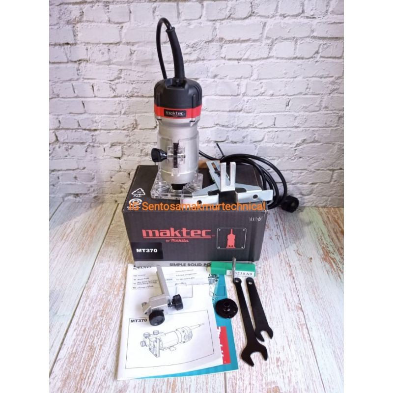 MAKTEC MT 370 Wood Trimmer Router Mesin Profil Kayu MT370