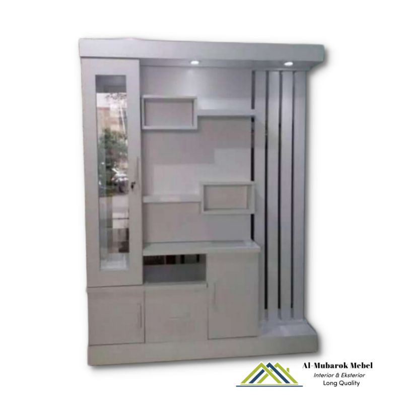 Partisi Penyekat Ruangan Minimalis Kayu Jati