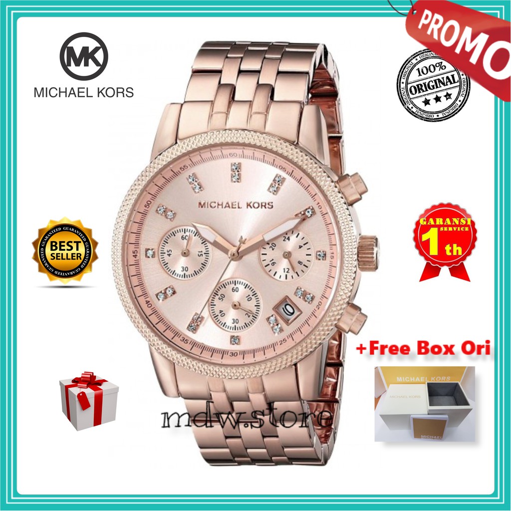 Type MK 6077 MK6077 Jam Tangan Wanita