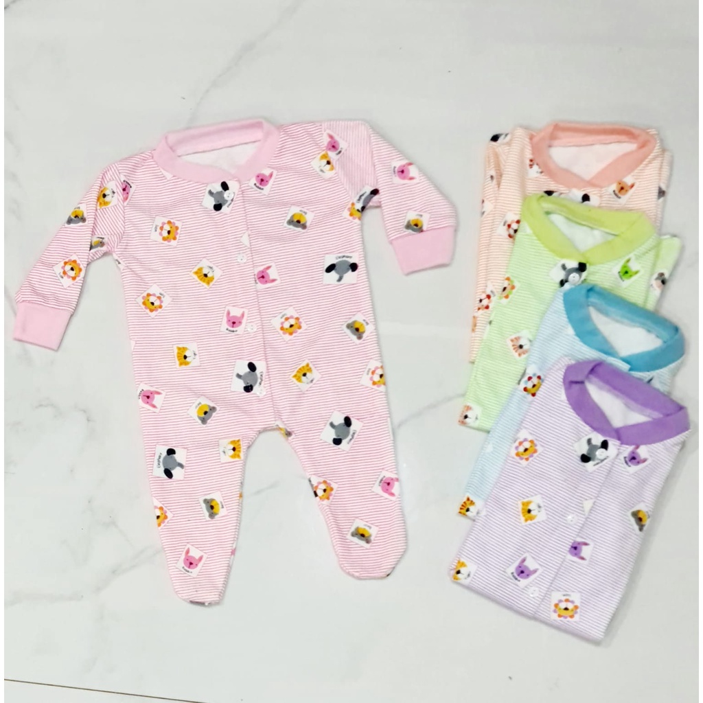 Sleepsuit bayi tutup kaki/jumper bayi panjang kaki tutup BB-40