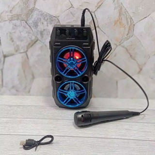 Terbaru Speaker Bluetooth SK-1062S Bonus Mic Karaoke FM Radio USB Memory Card AUX Mic Super Bass