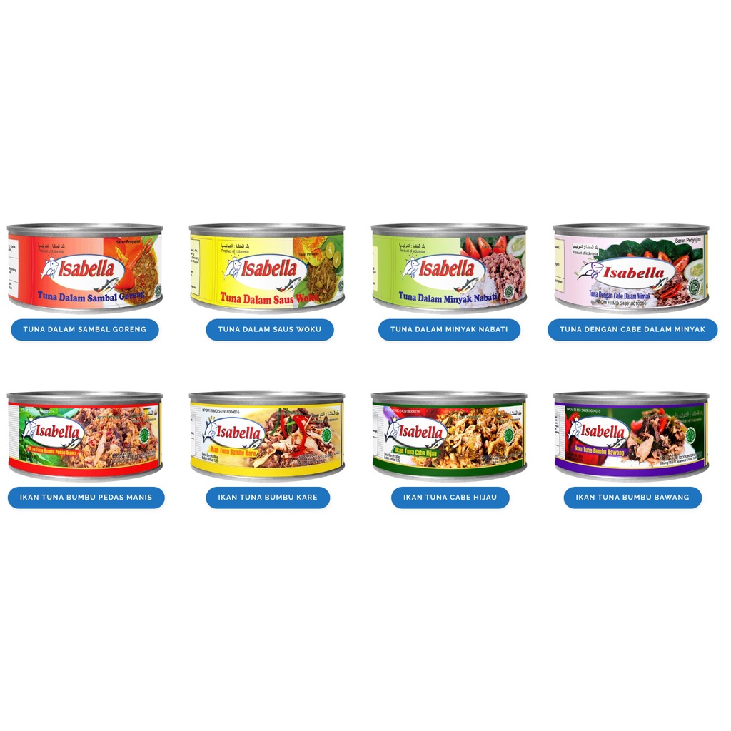 

Isabella Tuna Kaleng 180 gr