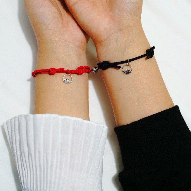 Gelang Couple Magnet Pacar Set LDR Kembaran Kado Cewek Pacar Hadiah