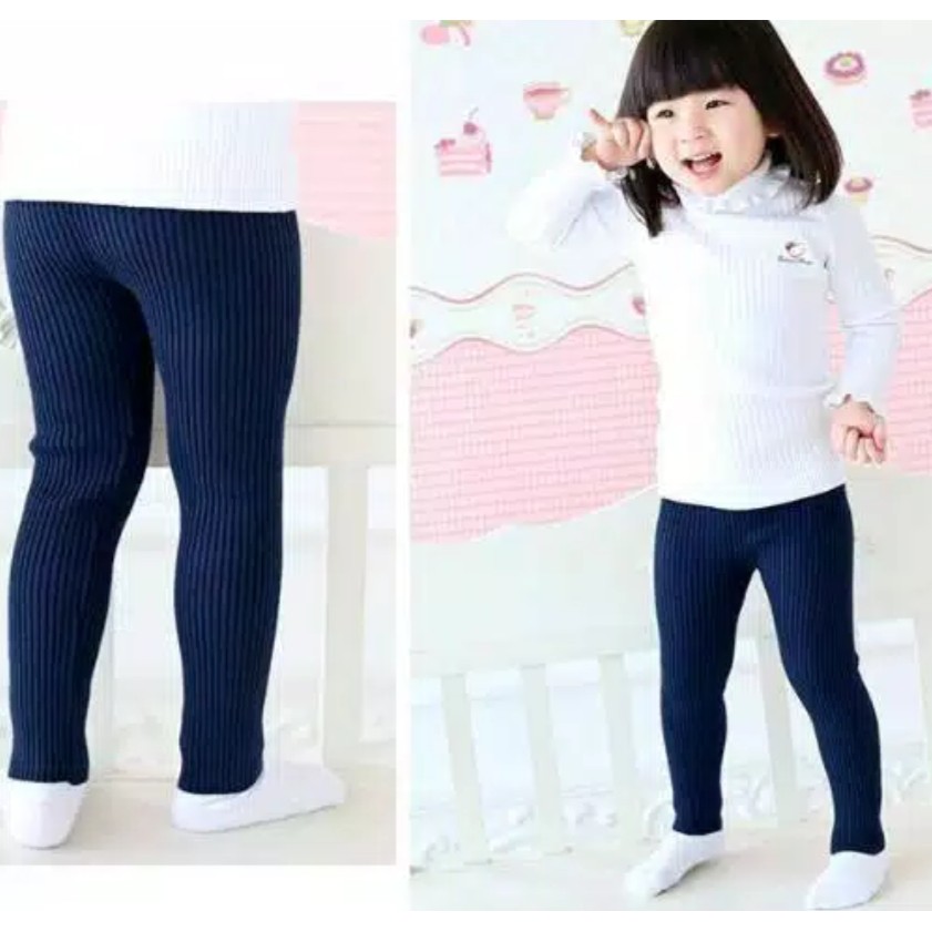 Legging Anak Import Bahan Knit 1-8 tahun ( bisa pilih warna)