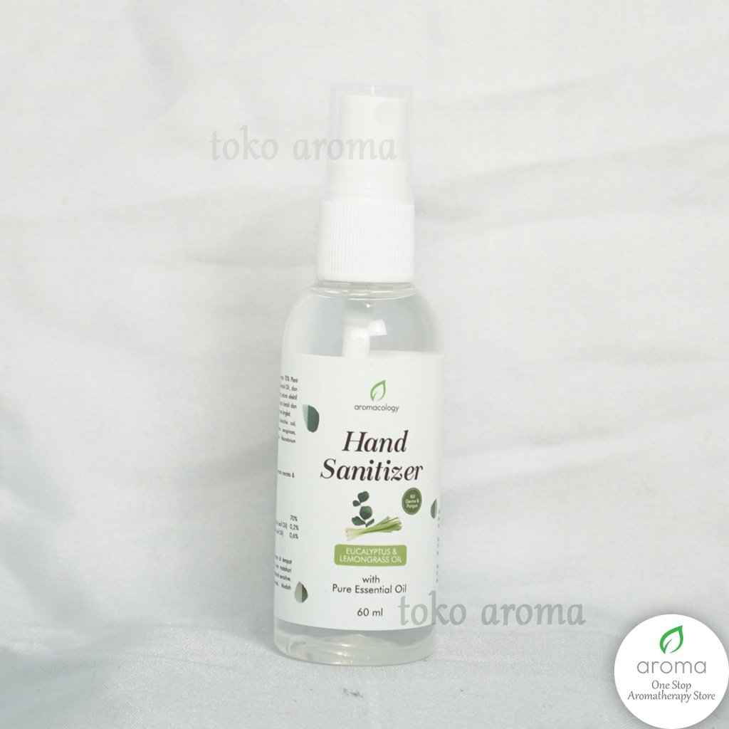 Hand Sanitizer Spray With Essential Oil - Eucalyptus &amp; Lemongrass Oil