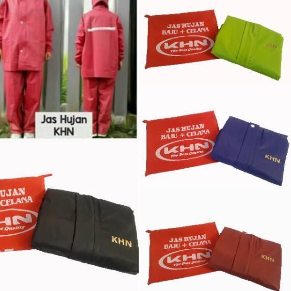 [ READY ] Jas Hujan KHN Jaket Celana Original Good Quality