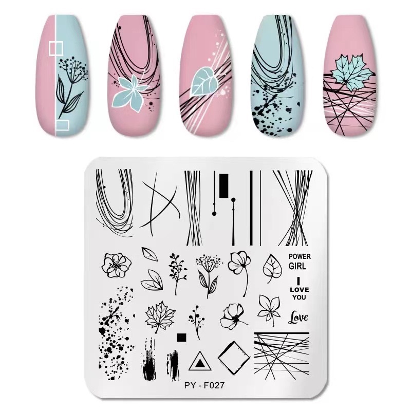 NAIL STAMP MARBLE MARMER PLATE STAMPING JELLY / PLAT BESI NAIL ART STAMP STEMPEL KUKU NAIL STAMP NAIL PLATE