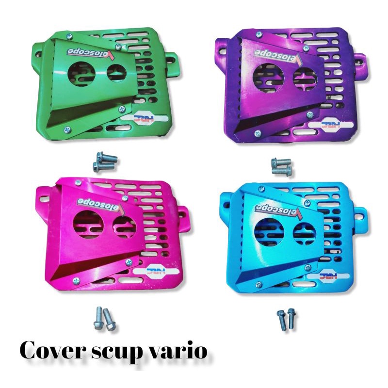 Cover scup tutup radiator scup hrc vario 125 old 125 150 new led, pcx, adv
