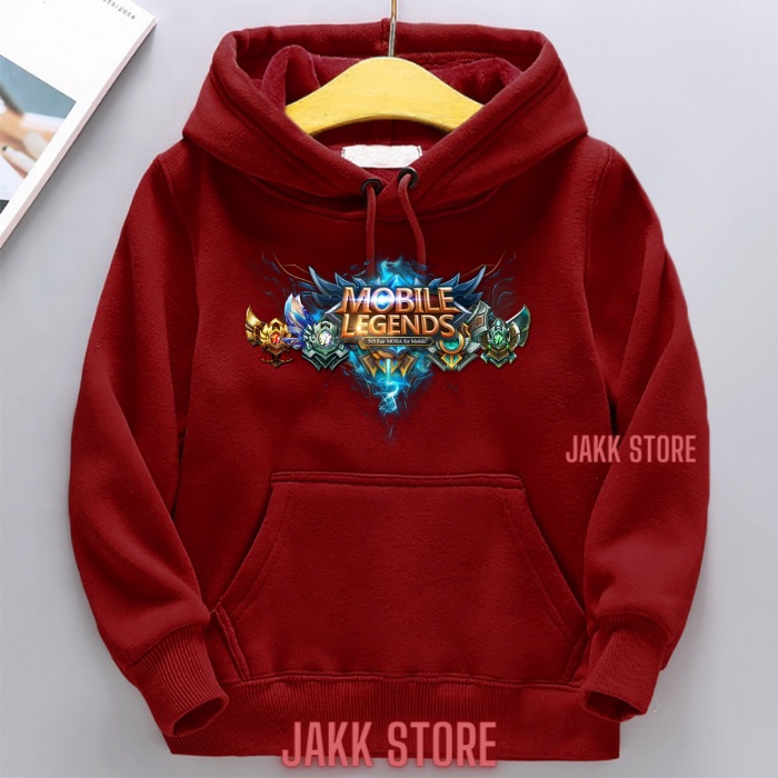 Hoodie Anak Laki Laki ML MOBILE LEGEND Usia 2-15 Tahun/ Switer Hodie Anak Cowok Keren