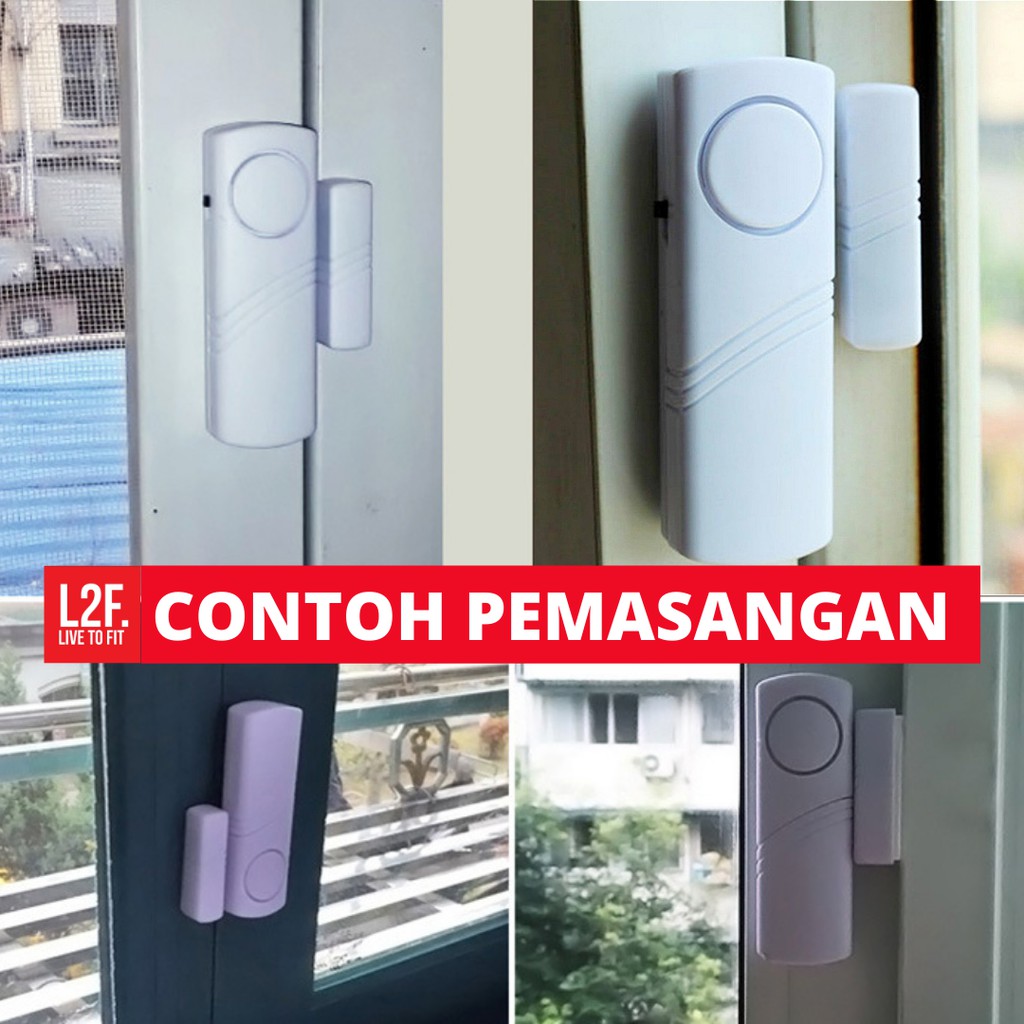 Alarm Sensor Gerak Magnet Pintu Rumah Anti Maling 188 GRATIS ONGKIR COD