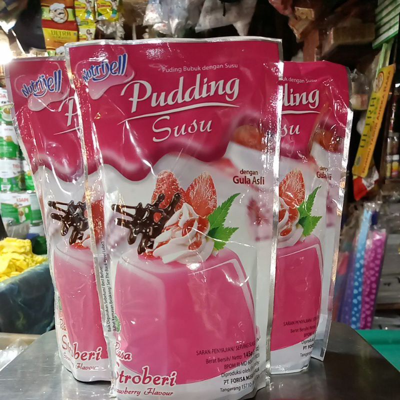 

Pudding Susu Nutrijell Rasa Stroberi 145gr